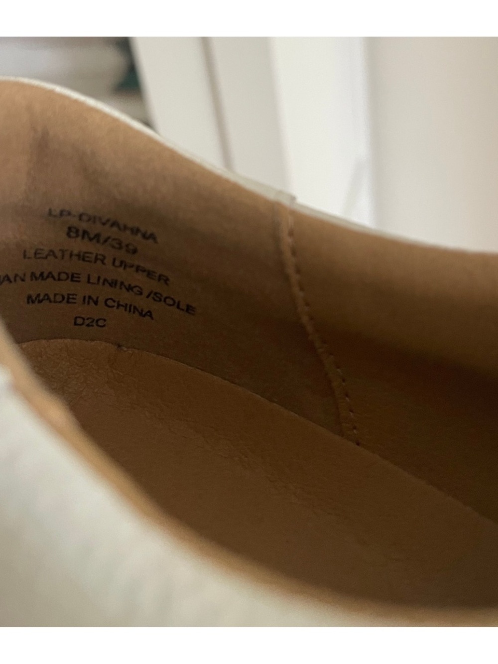 Lucky Brand White Leather Lace-Up Sneakers – Size 8 - Picture 7 of 7